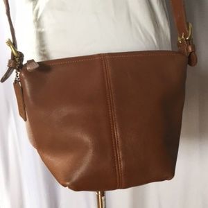Coach Tan Leather Crossbody bag